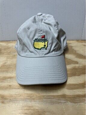 Masters Tournament Hat Snap Back Mens One Size Beige Golf American Needle NWOT